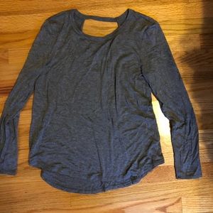 Grey Long Sleeve Top